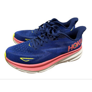 Hoka Women's Clifton 9 Running Shoes Size 9.5B Lightweight Blue Coral Workout